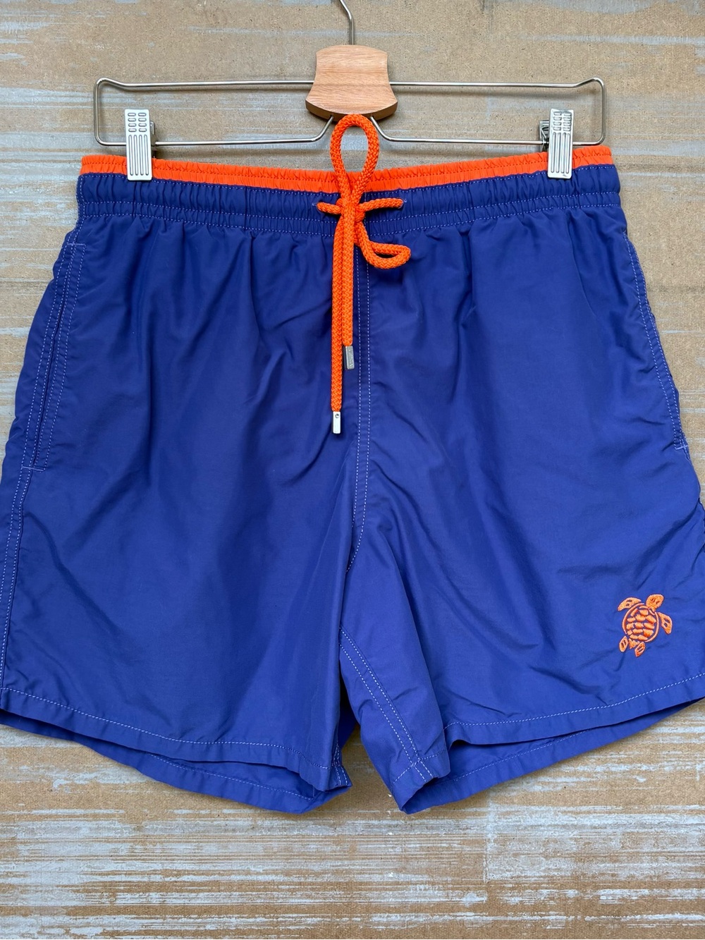 Vilebrequin Mako Swim Shorts 5” Purple Beach Pool Summer Classic Mens L